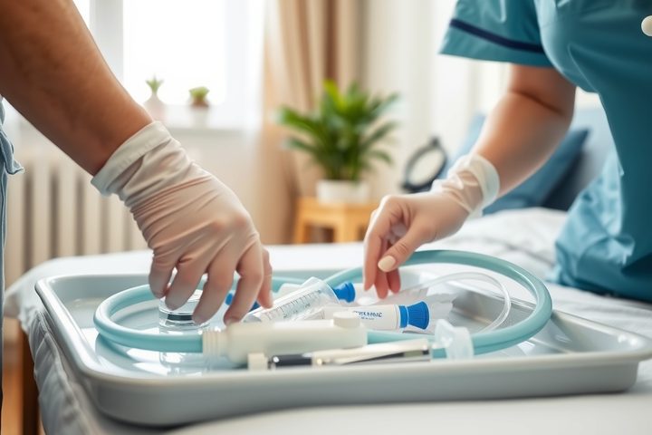 Catheter and tube care